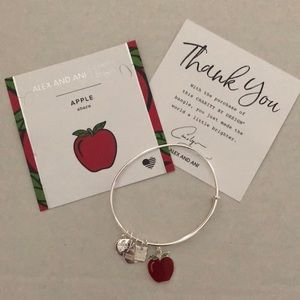 Alex and Ani Apple Bracelet